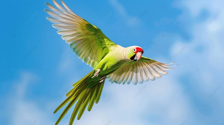 الببغاء أبيض الجناحين
